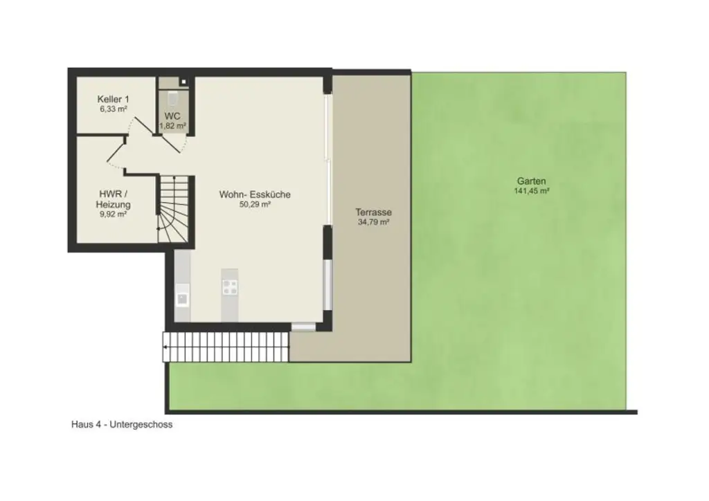 Erstbezug: Großzügiger Familientraum mit unverbaubarem Grünblick!