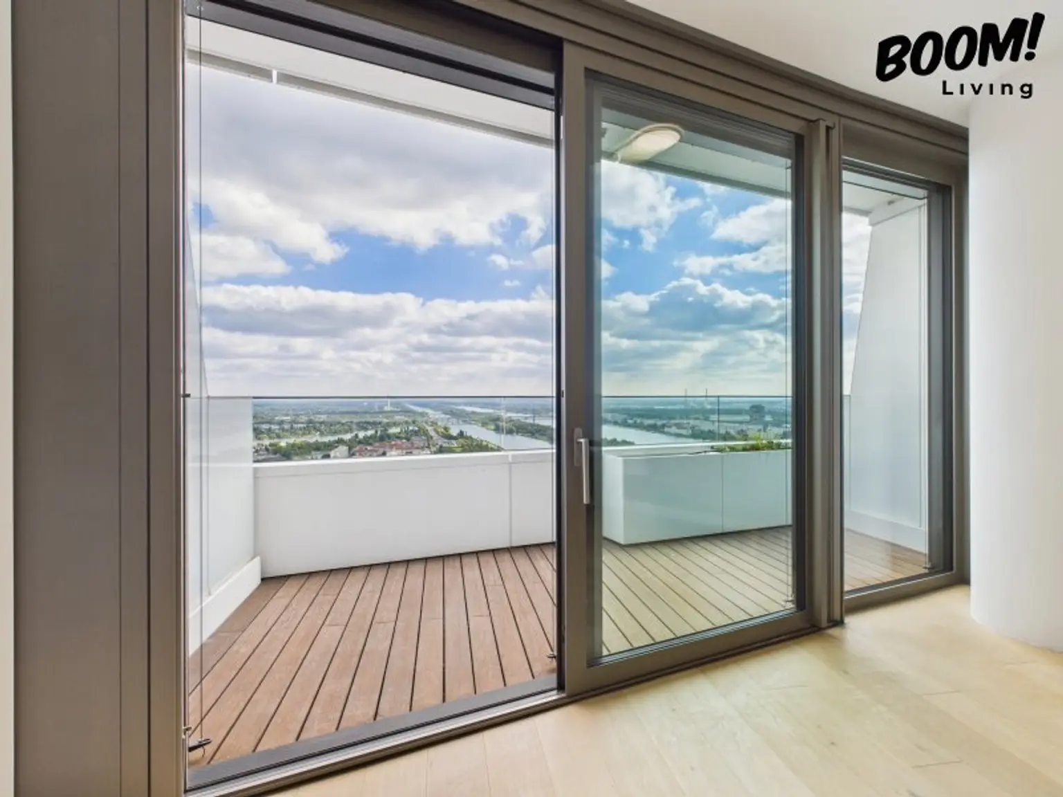 Danubeflats – Österreichs höchstes Wohnhochhaus mit atemberaubendem Ausblick, exklusivem Spa und urbanem Luxus direkt an der Neuen Donau