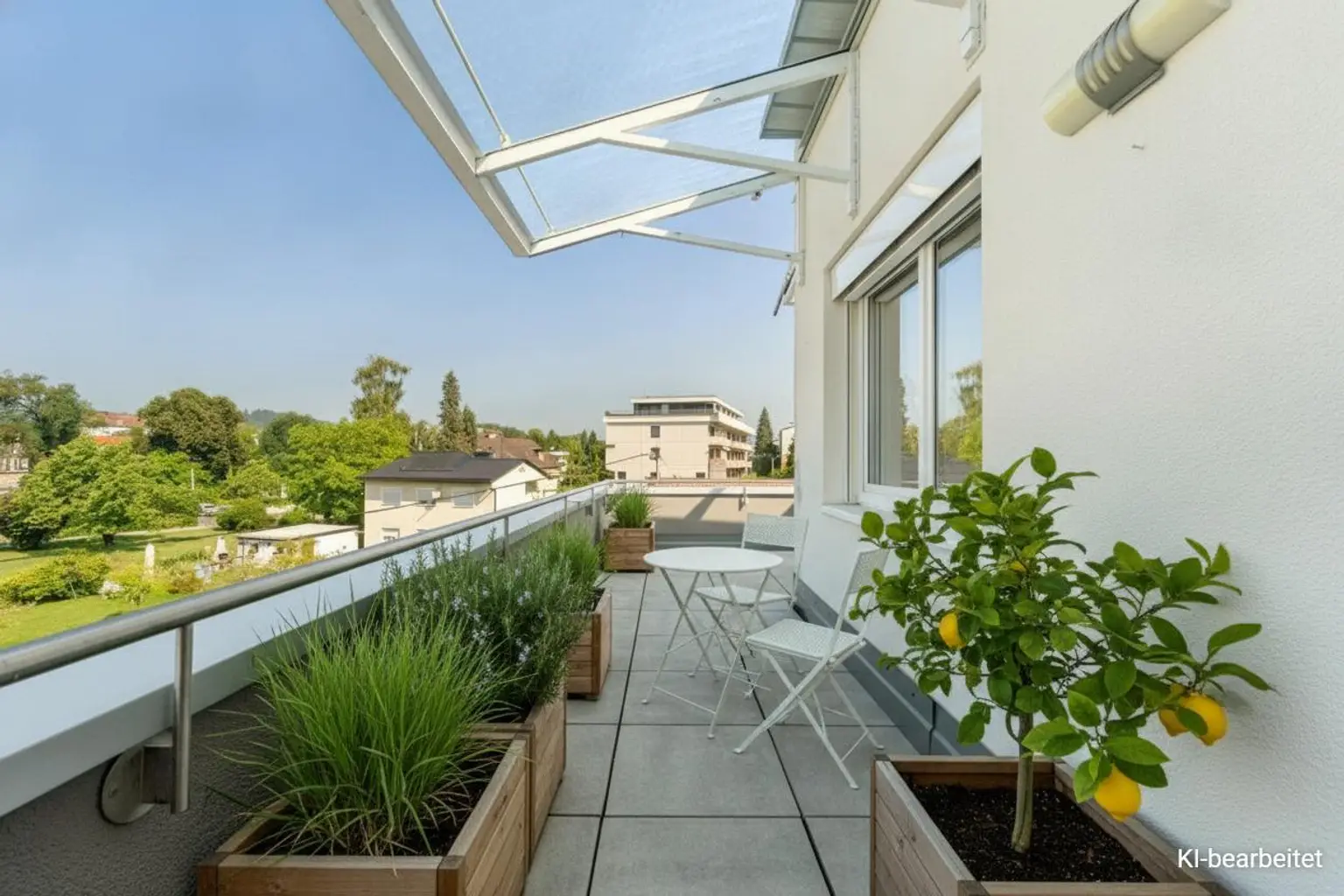 Terrasse - Symbolfoto KI