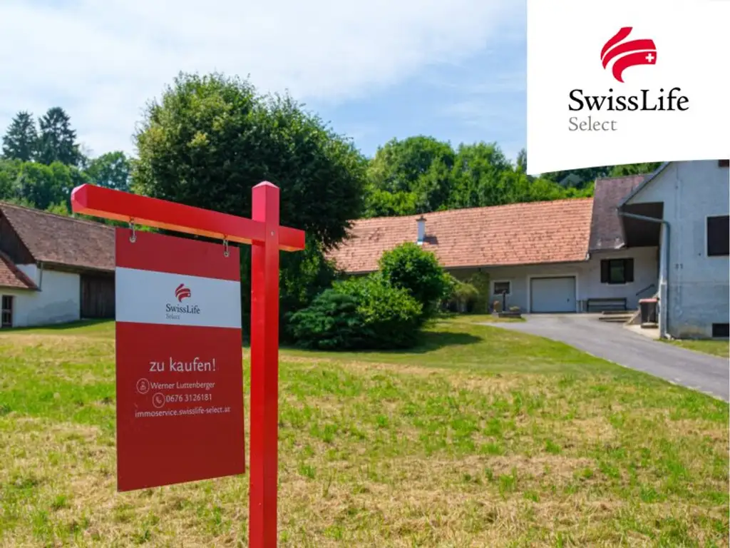 Gleisdorf: 5.000 m2 Bauland (WA 0,2-0,4) | ehemaliger Bauernhof | viel Platz für viele Möglichkeiten