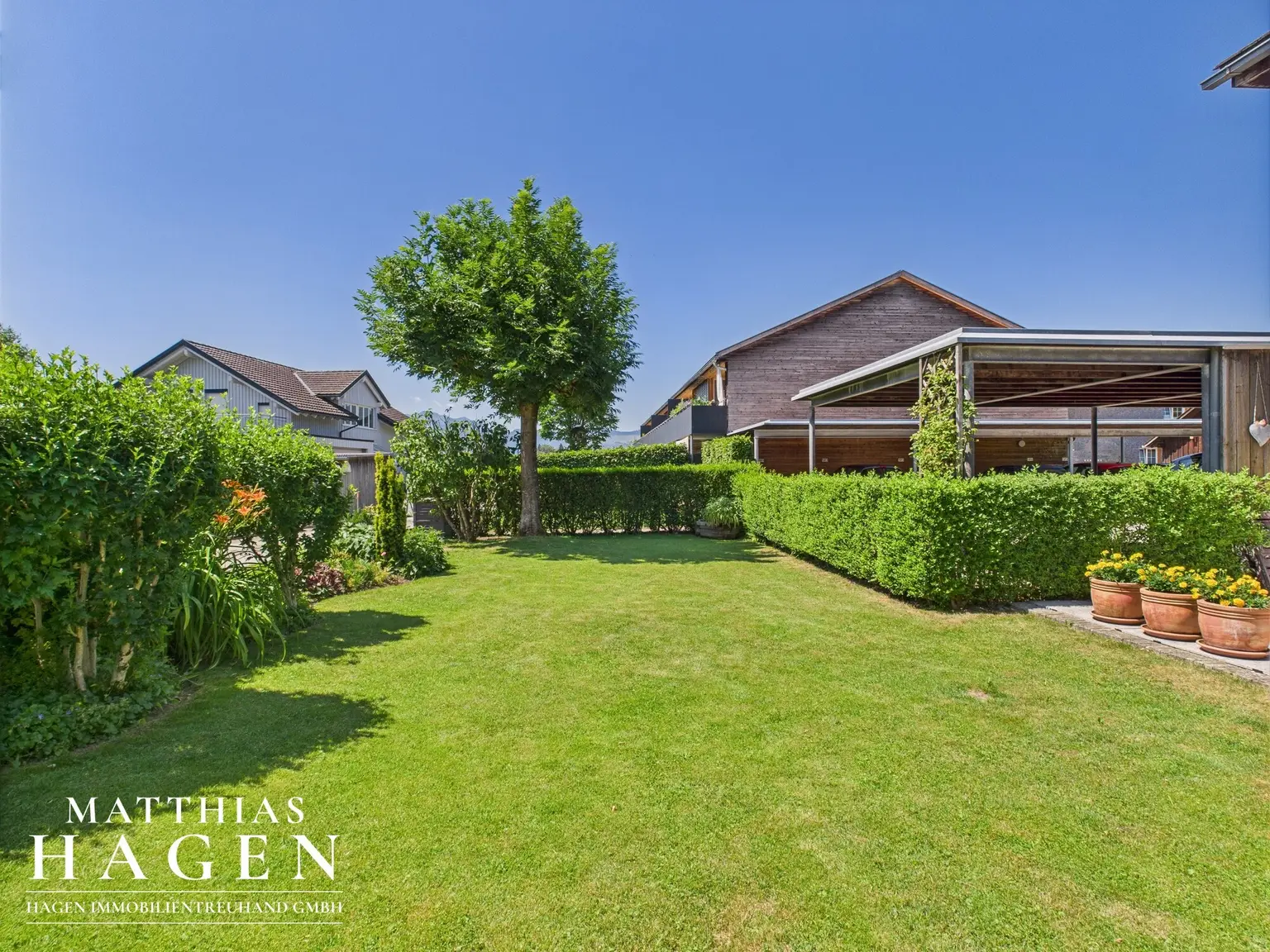 Familienfreundliches Eckreihenhaus mit großem Garten in idyllischer Lage in Lingenau