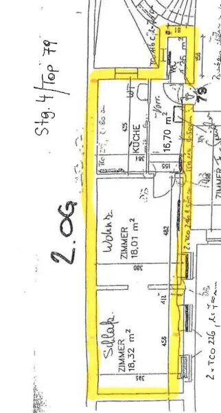 RUHE IN HISTORISCHEM AMBIENTE | ADLERHOF | 2-Zimmer-Wohnung inkl. Lift | 6 min Fußweg zur U3 VOLKSTHEATER