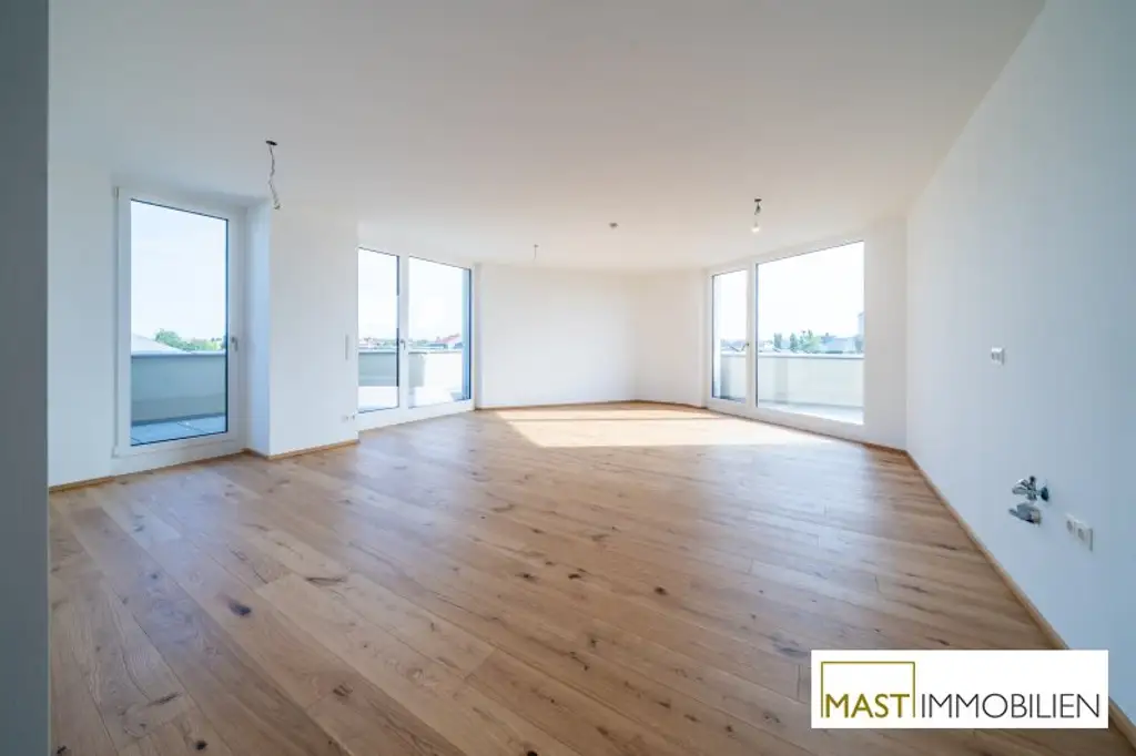 *Sommer 2025* UNIKAT! Großzügige 4-Zimmer Wohnung mit Dachterrasse und Gründach!