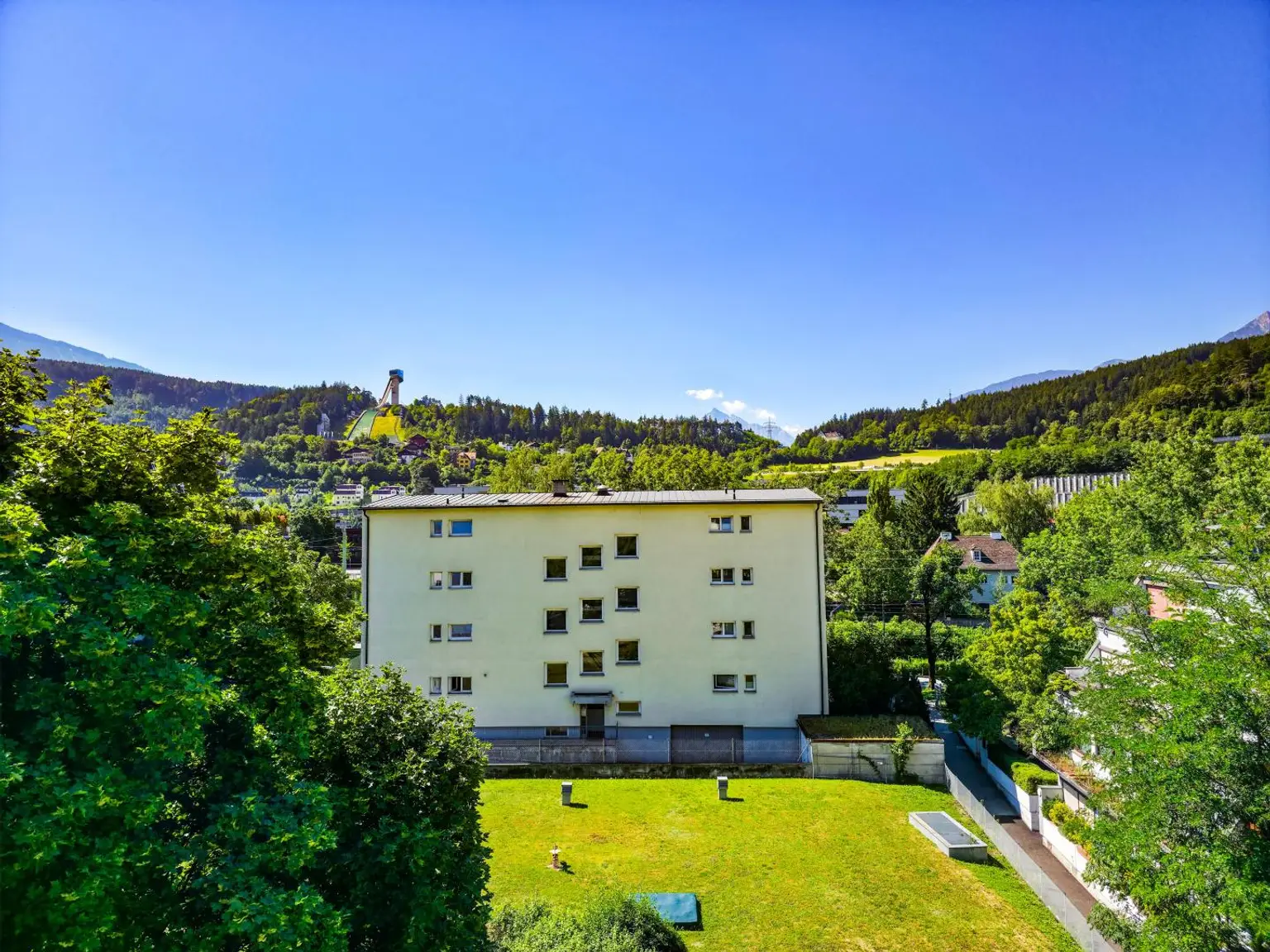 Aussicht vom Balkon