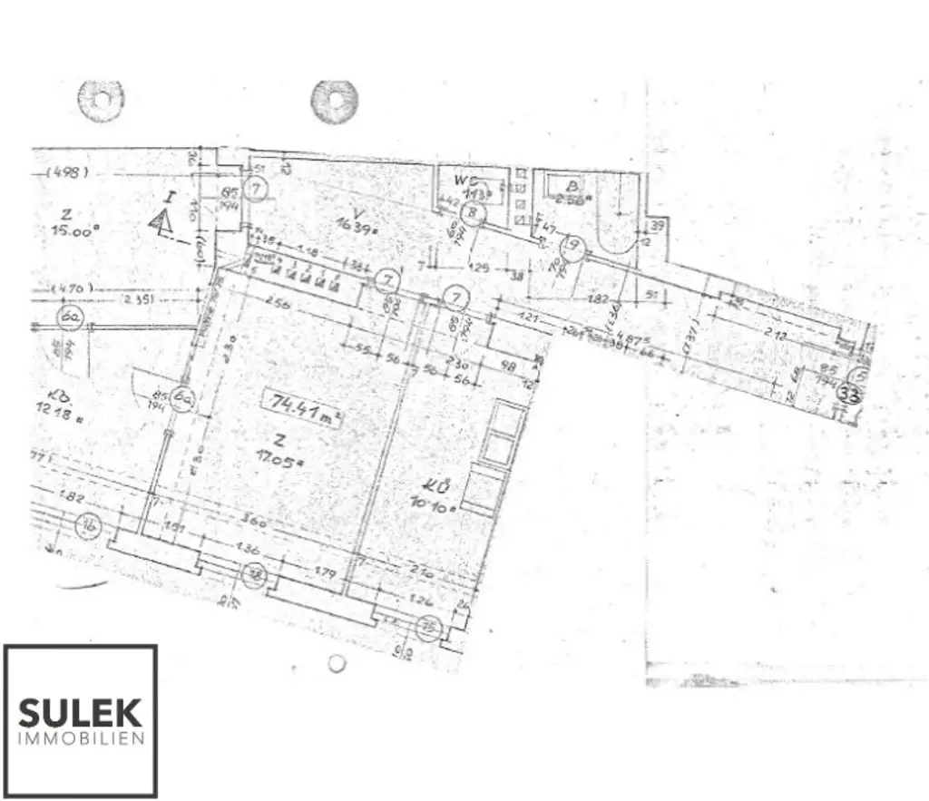praktisch aufgeteilte 3-Zimmer-Wohnung in gepflegter Anlage – sanierungsbedürftig aber mit Potential für mehr !
