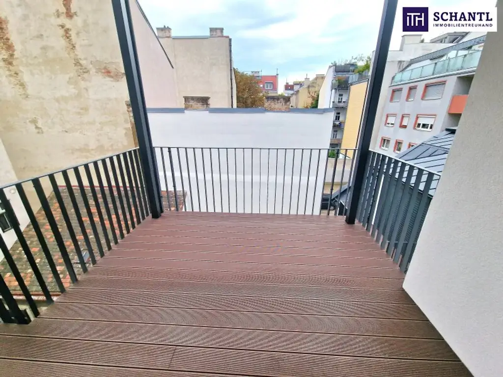 ***Altbau trifft Moderne – hochwertig sanierte 3-Zimmer-Wohnung mit Klimaanlage, Luftwärmepumpe, hofseitiger Terrasse & edler Ausstattung***
