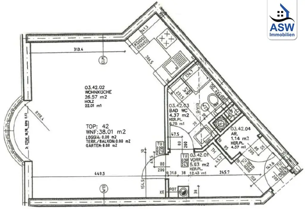 Wunderschöne Garconnière in U-Bahn-Nähe (U4)