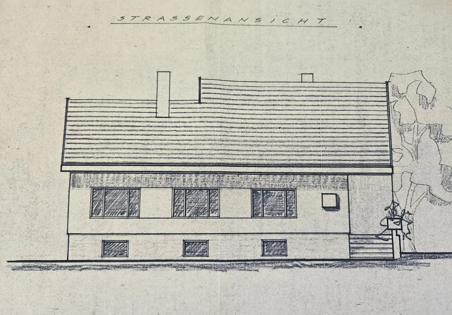 Plan Straßenansicht