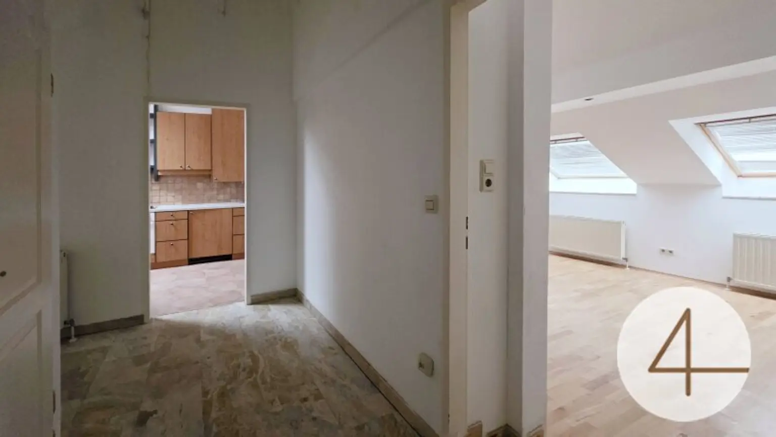 Gesamtes Dachgeschoß steht zum Verkauf