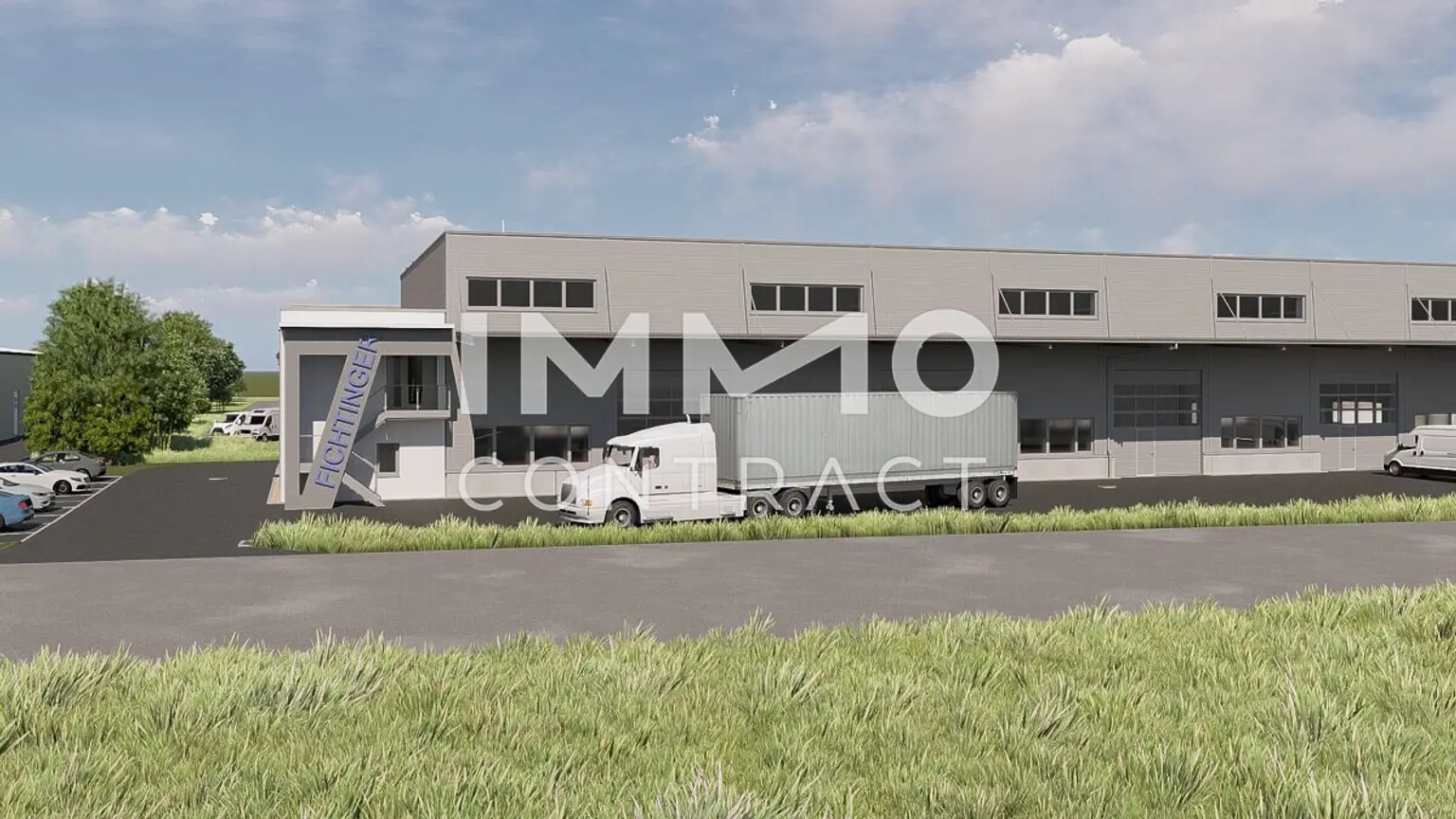 Neue moderne Produktions- und oder Lagerhalle mit Bürotrakt in bester Lage von St. Valtentin