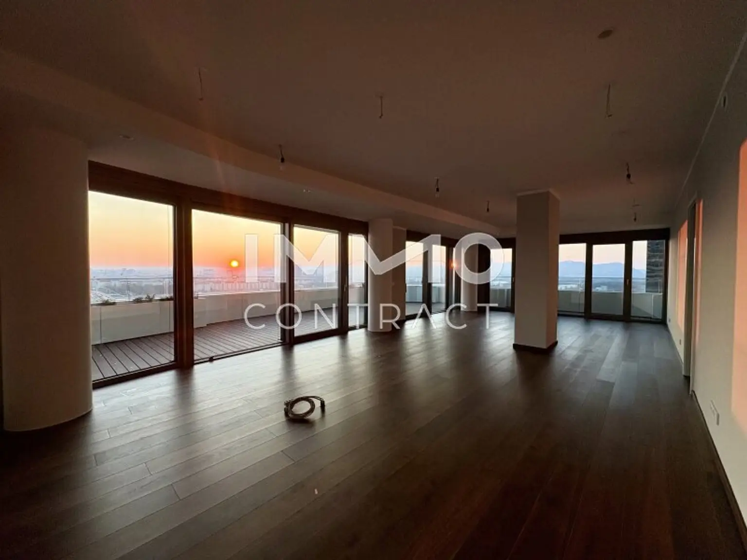 Wohn-Essbereich Richtung Kahlenberg