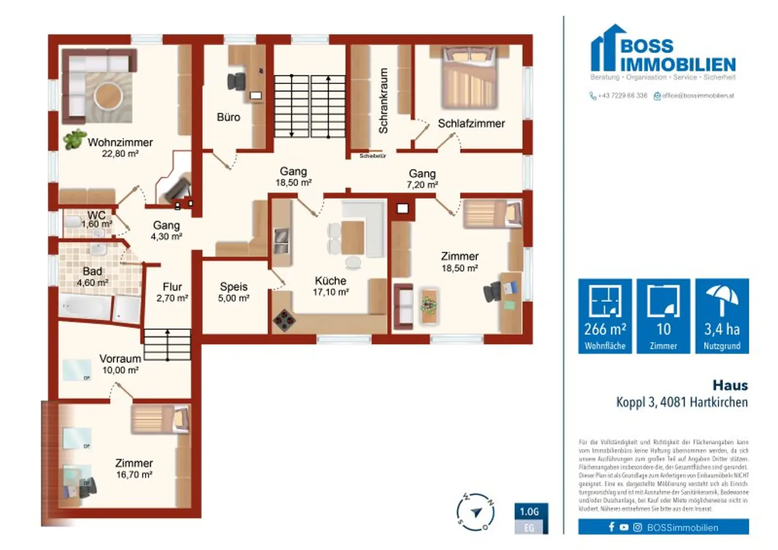 Landliebe | 3,4 ha Nutzgrund | 2 Wohneinheiten