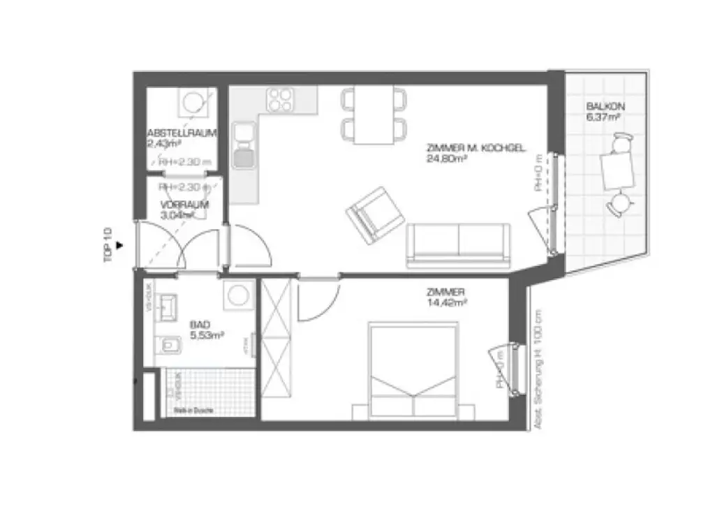 Modernes Wohngefühl nahe der Donau – 2-Zimmer-Wohnung mit Balkon, Smart-Home-System & hochwertiger Ausstattung