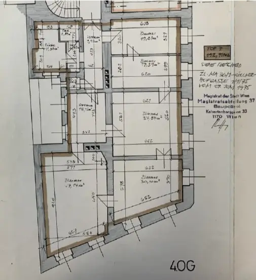 Unbefristet vermietete 5-Zimmer-Wohnung im Herzen Wiens!