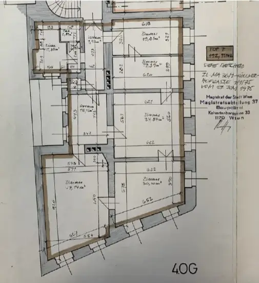 Unbefristet vermietete 5-Zimmer-Wohnung im Herzen Wiens!