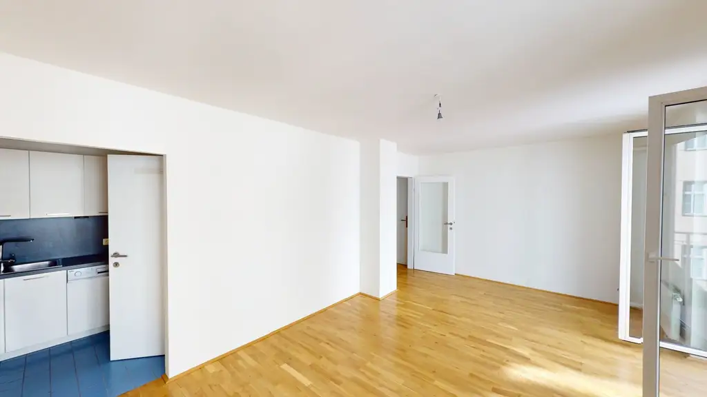 Vorsorgehit in bester Lage – 1-Zimmer-Wohnung mit Balkon im 8. Bezirk