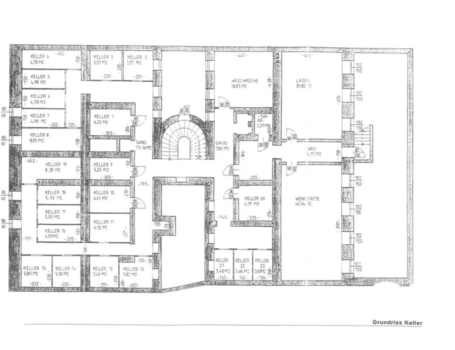 #SQ - Lager und Werkstatt im Gewölbekeller eines Jahrhundertwendehauses