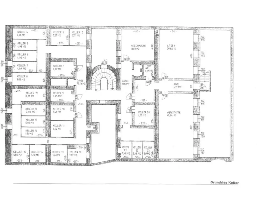 #SQ - Lager und Werkstatt im Gewölbekeller eines Jahrhundertwendehauses
