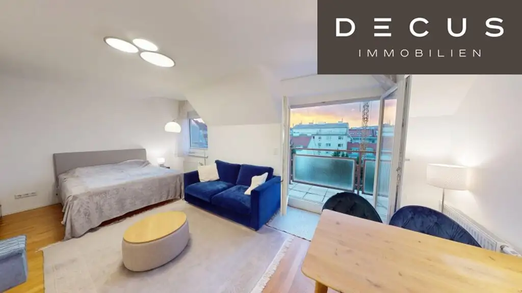 CHARMANTE DG-WOHNUNG MIT TERRASSE | SAUNA & GARAGE | WESTSEITIGE INNENHOFLAGE