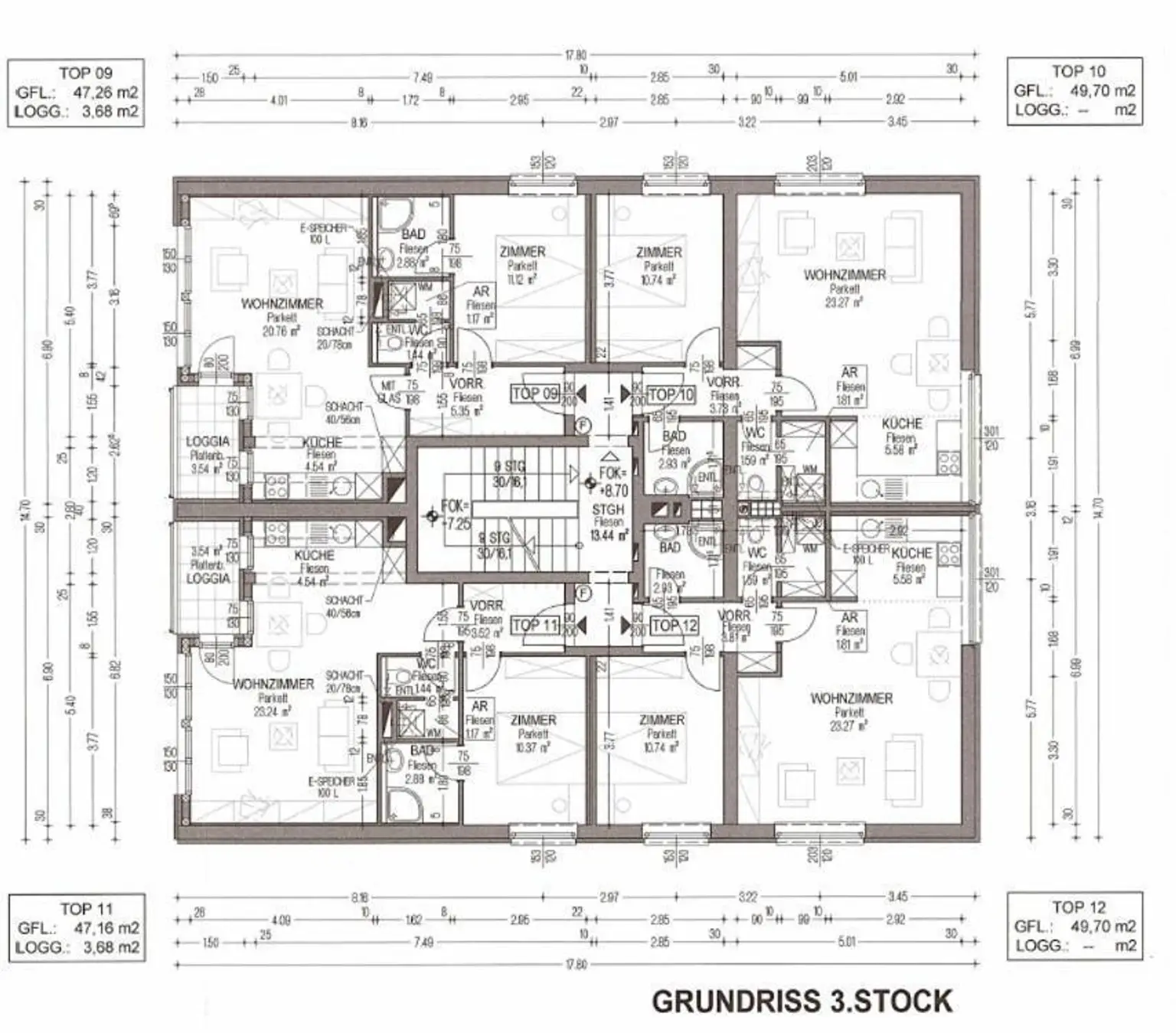 Grundriss Wohnhaus - 3