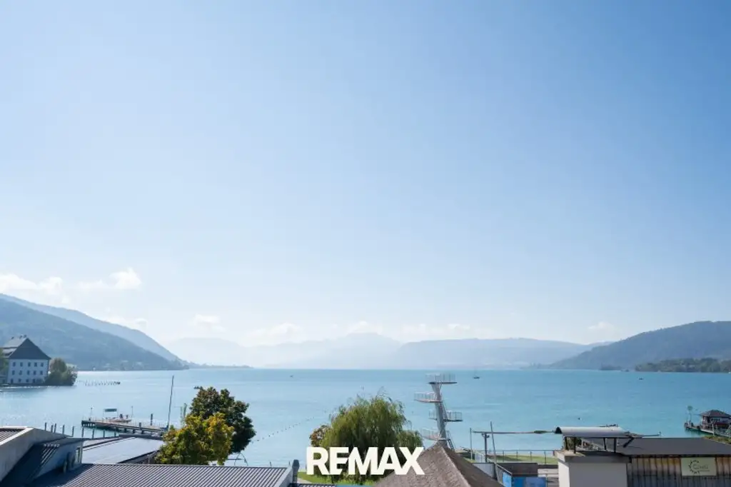 Wenn ich den See seh, brauch ich kein Meer mehr! Panoramatischer Seeblick auf den Attersee.