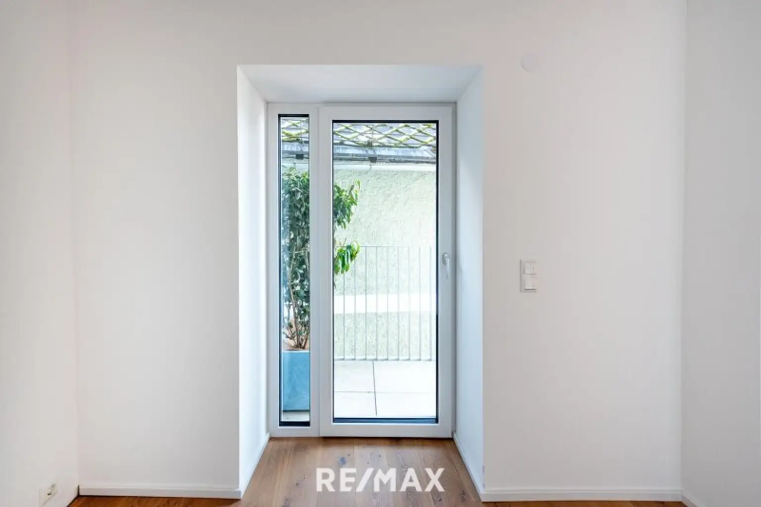 Balkonausgang beim Küchenbereich