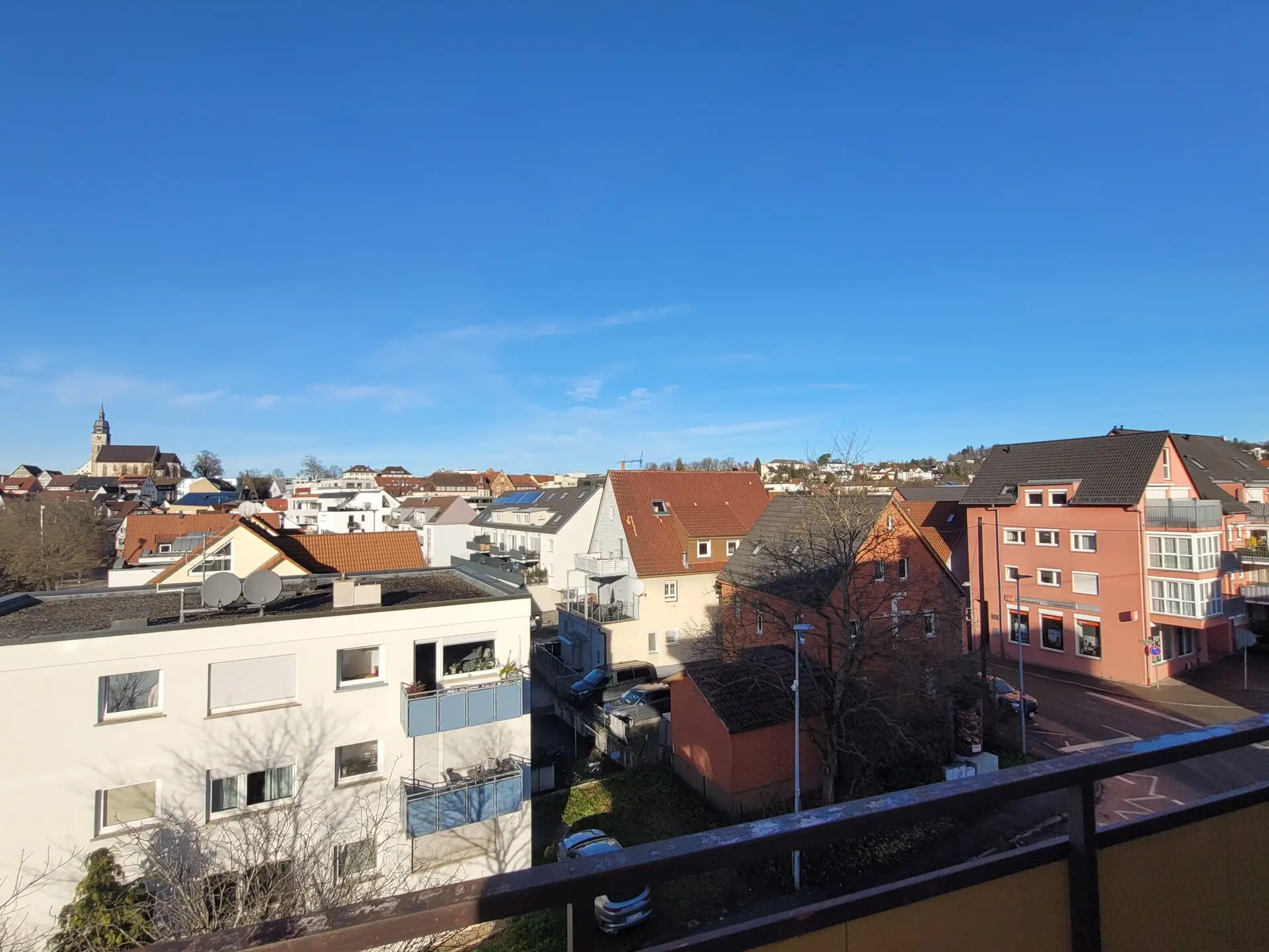 Blick Richtung Altstadt und Stadtkirche