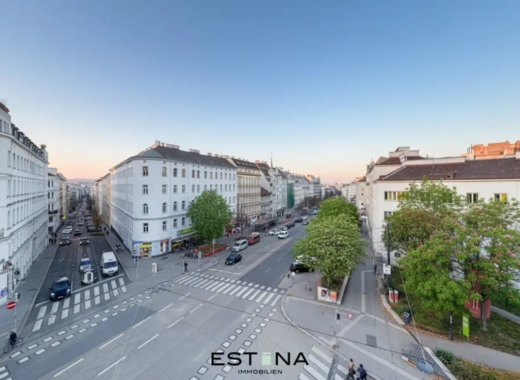 Wohnen mit Blick auf die Karlskirche