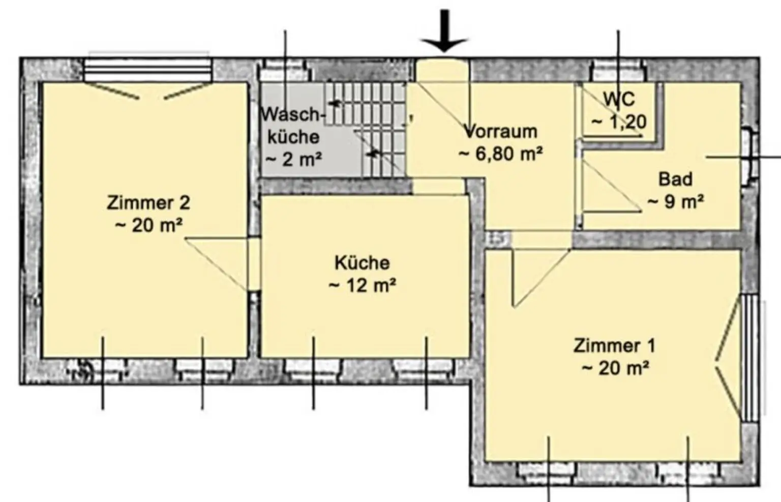 Skizze Erdgeschoß