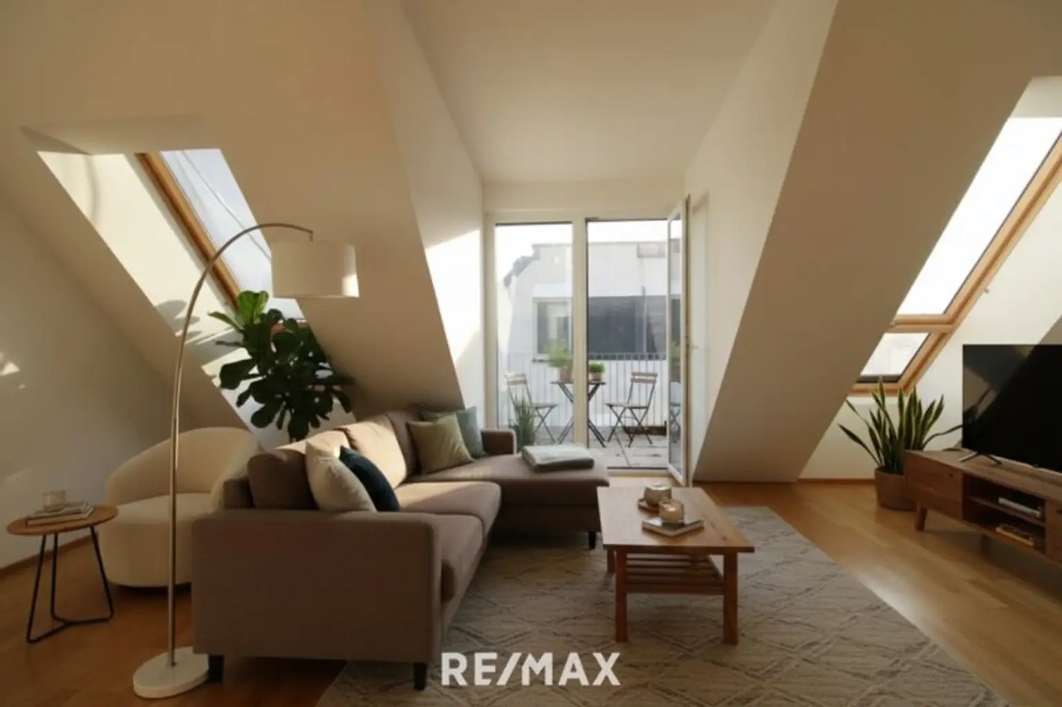 Wohnzimmer KI generiert