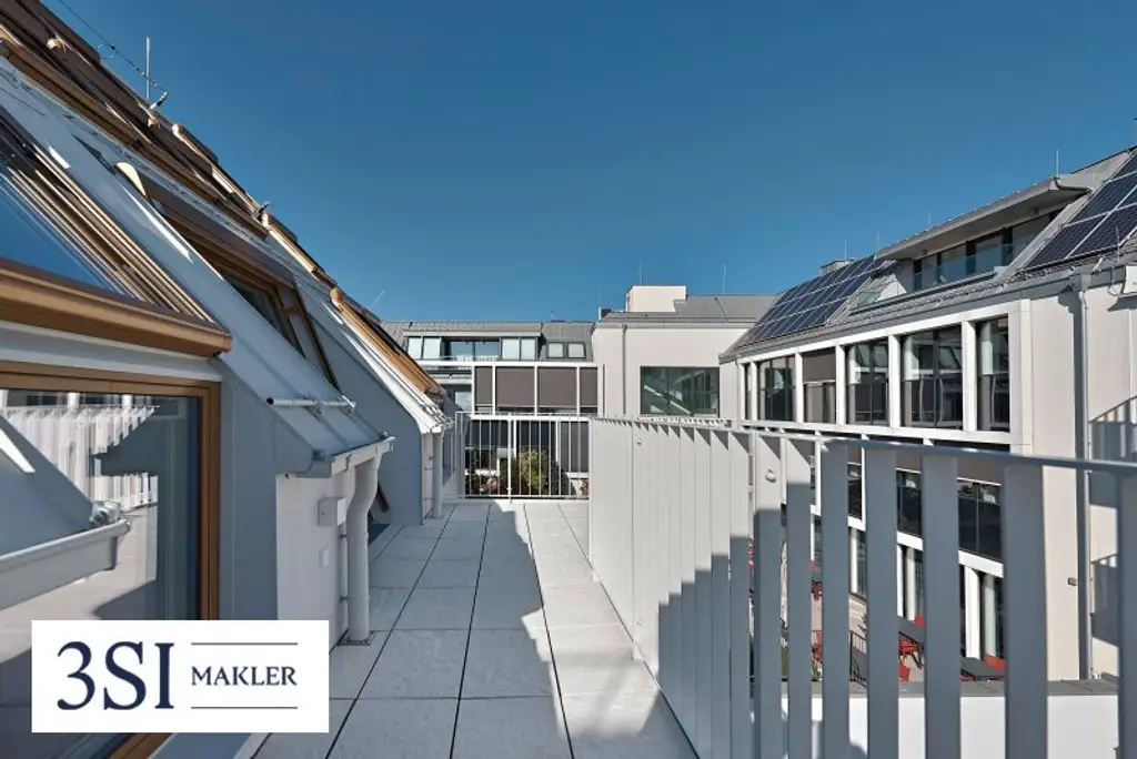 The Temptation: Einzigartige Dachgeschoßwohnung mit großen Freiflächen