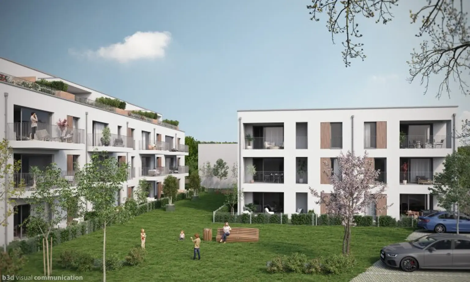 Neubauprojekt  Wohnhausanlage SCHÖN | DORF | BLICK  - Vöcklabruck