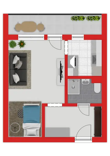 "Top sanierte 1-Zimmer-Wohnung, in Brunn!"