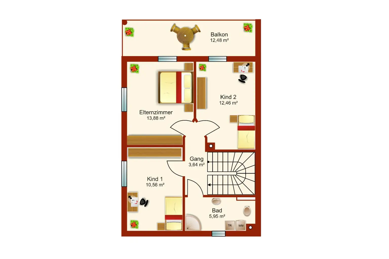Neuwertige, moderne Doppelhaushälfte zum Verkauf