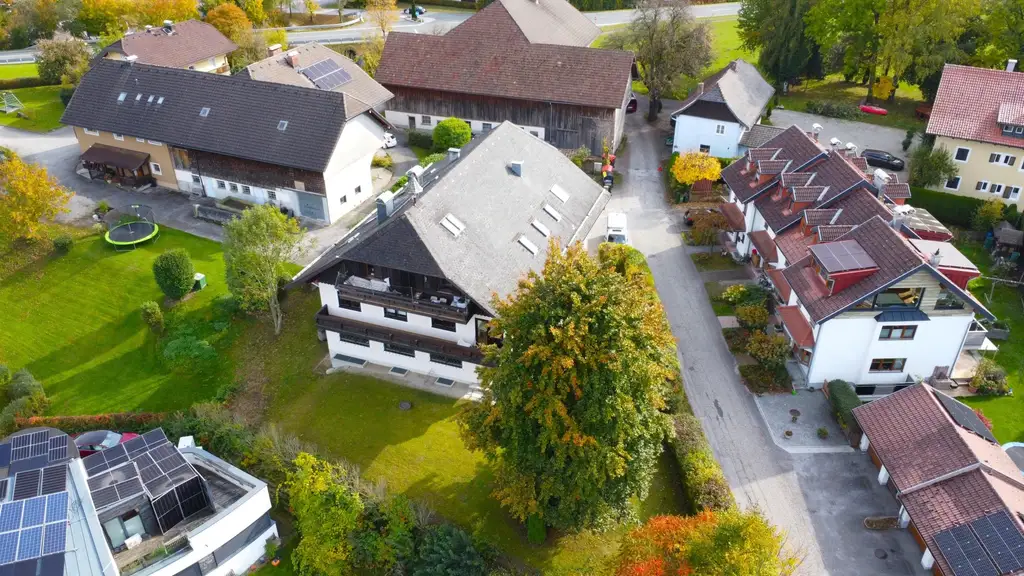 Garconniere in Mattsee - Gemeinschaftsgarten mit Seeblick