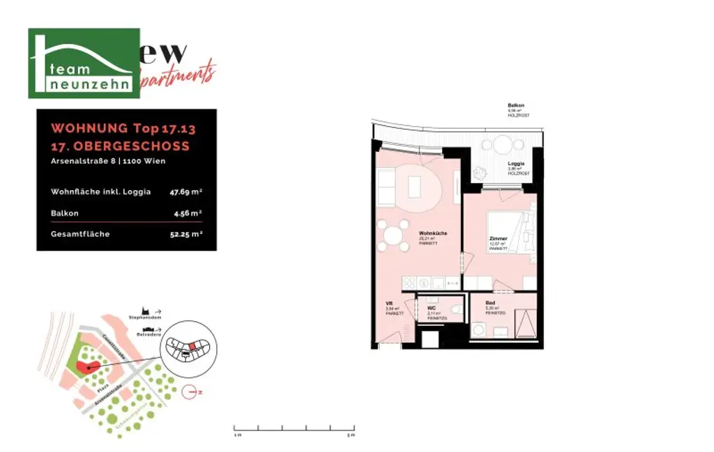 Wohnen mit Weitblick im Projekt „Belview“ - Ruhig, urban und hochwertig - ab Oktober beziehbar!