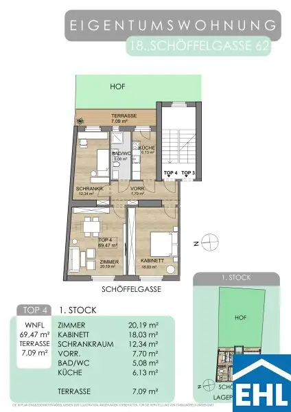 Ruhige 3-Zimmer-Wohnung in Top-Lage des 18. Bezirks!