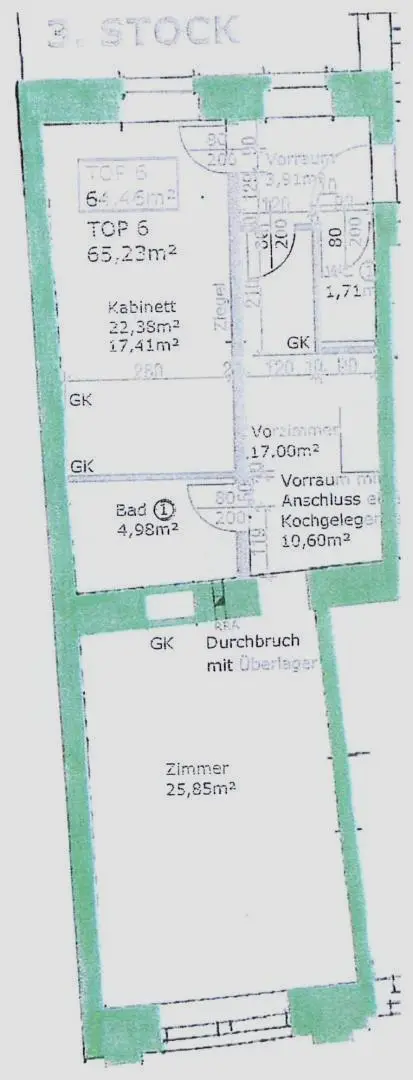 Neubaugasse Obj.3306 Plan