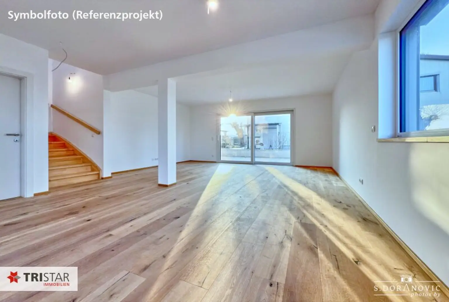 NEU • FAMILIENTRAUM • 4 HÄUSER • GARTEN • TERRASSE • PKW-STELLPLÄTZE • NÄHE LOBAU • LUFTWÄRMEPUMPE • 1220 WIEN