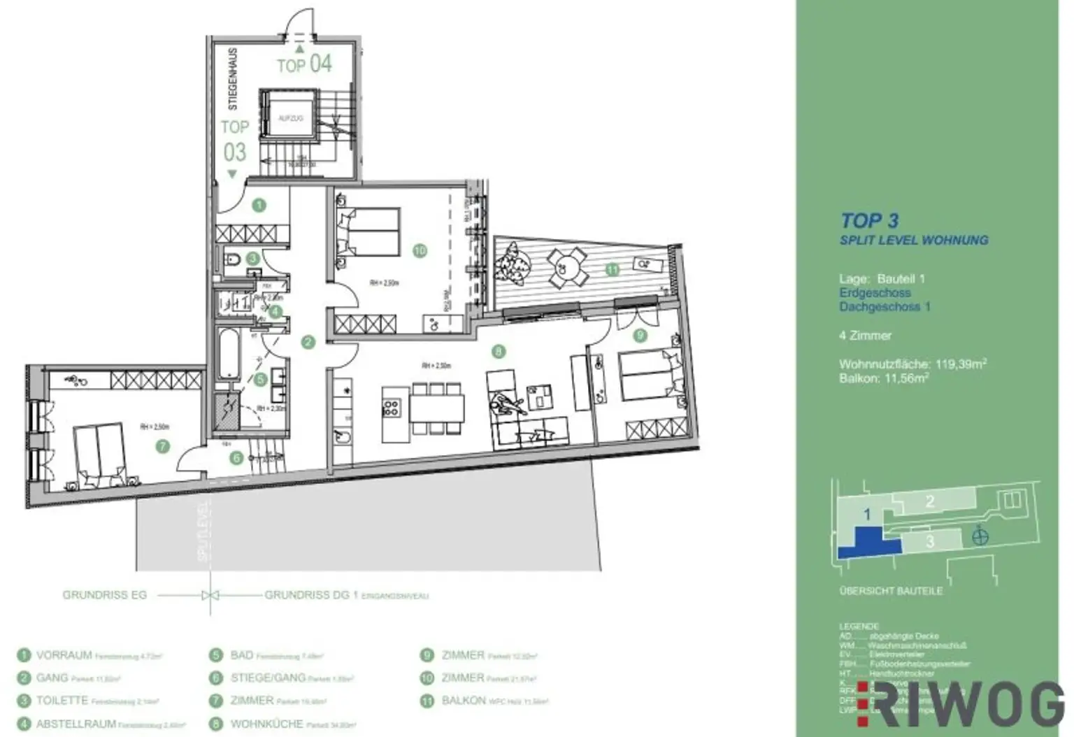 4-Zimmer Balkonwohnung mit hochwertiger Ausstattung in ehemaligen Fuhrwerkhaus