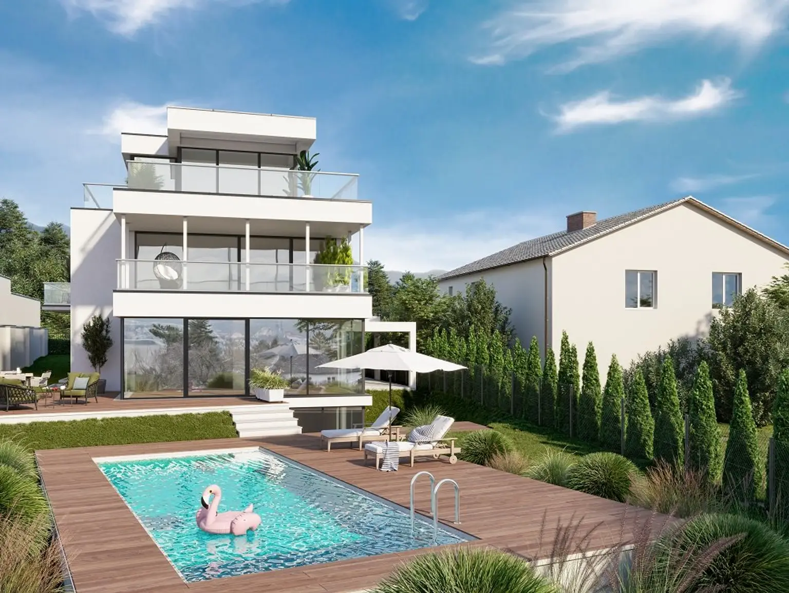 B | ++ ARCHITEKTENVILLA ++ am Ölberg mit unverbaubarem PANORAMABLICK | Prima Service Immobilien