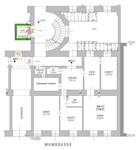 4-Zimmer - WG geeignet - Nähe U1/Messe/WU