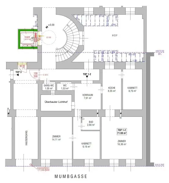 4-Zimmer - WG geeignet - Nähe U1/Messe/WU