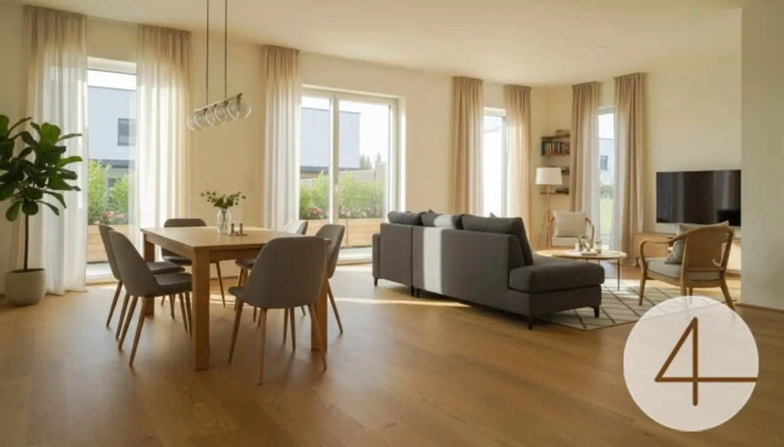 großzügiges Doppelhaus in sonniger Lage