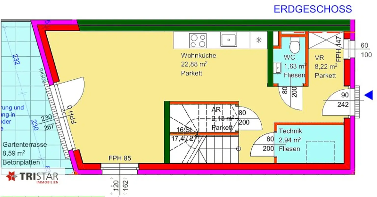 NEU! • Ziegelmassiv • Schlüsselfertig • Garten + Terrasse • Fischamend