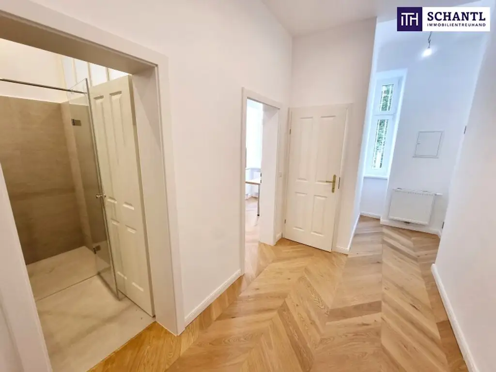 Mehr Stil pro Quadratmeter - Wohnen mit Fischgrätflair! Erstbezug + Traumhaft schönes Altbauhaus + Perfekte Infrastrukur und Anbindung + Neue Einbauküche! Jetzt zugreifen!
