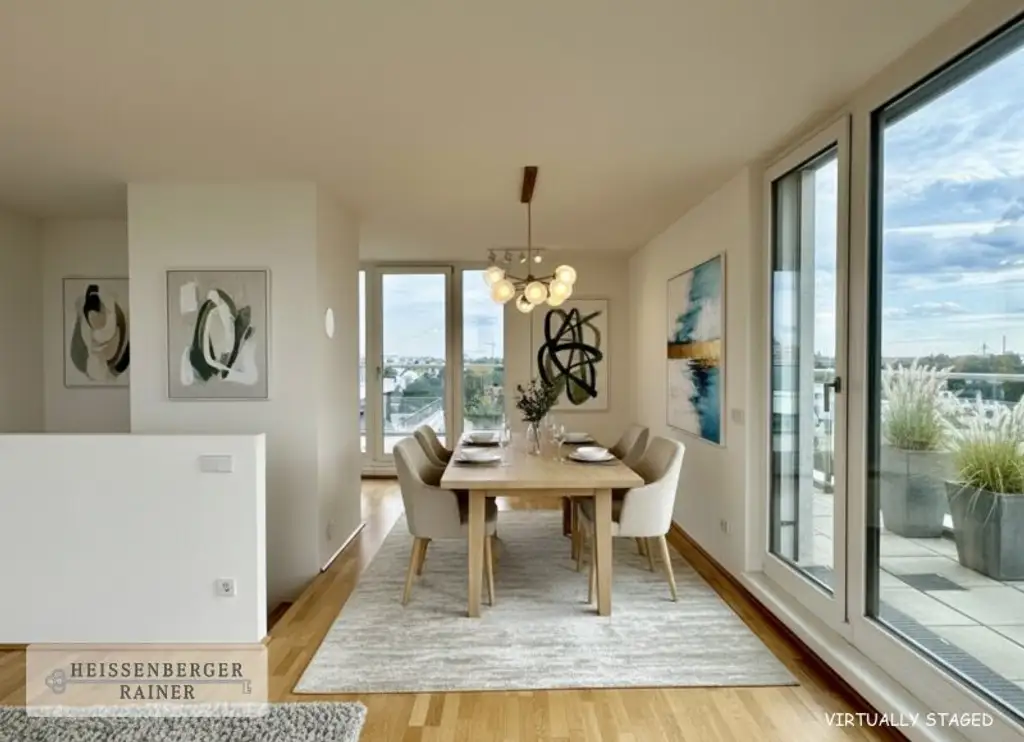 PANORAMA, TERRASSEN UND TOLLE AUFTEILUNG /// PENTHOUSE /// ALTE DONAU, UNO, DONAUZENTRUM /// VORSTEUERABZUG MÖGLICH!