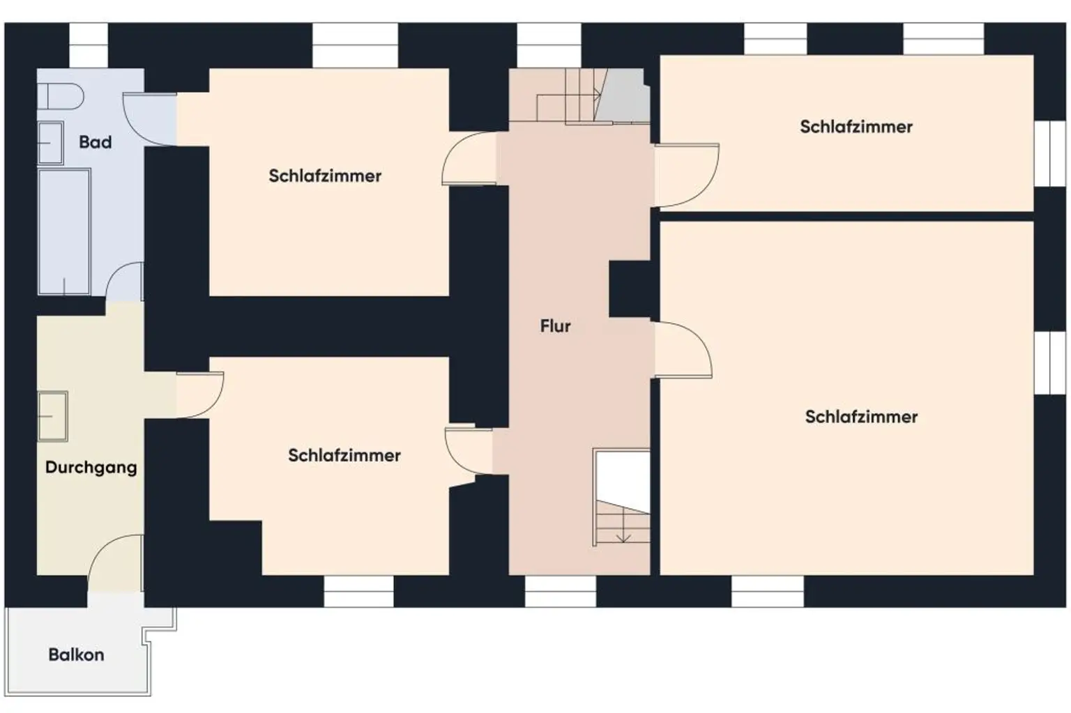 Grundriss ohne Maßstab OG