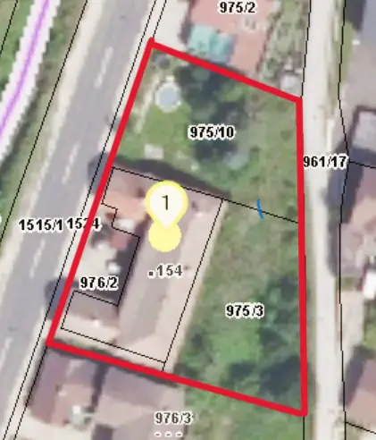 Katasterplan - GSt. .154, 975/3, 975/10, 976/2