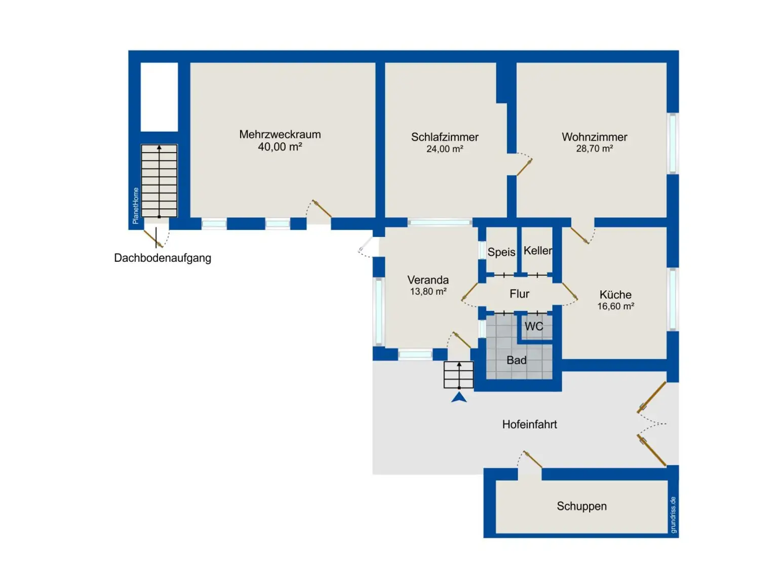 Grundriss Erdgeschoss